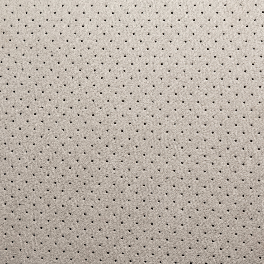E-Suede Perforated Light Grey
