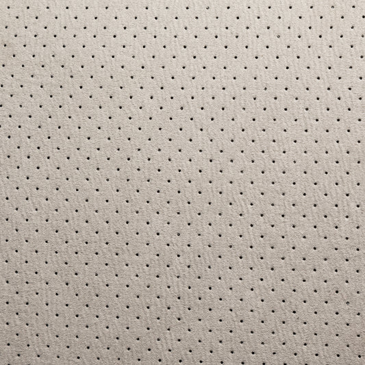 E-Suede Perforated Light Grey