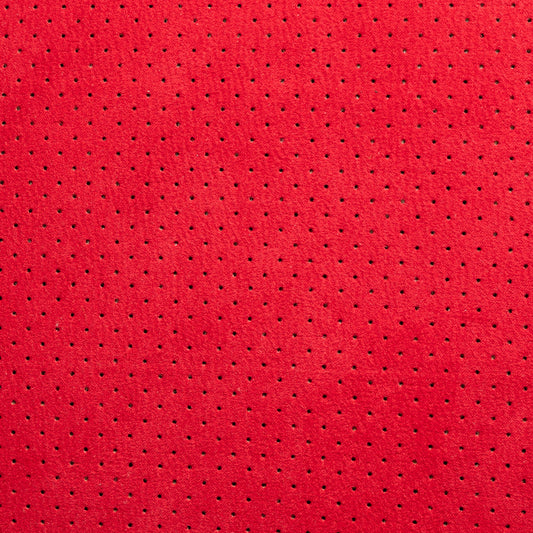 E-Suede Perforated Red