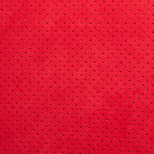 E-Suede Perforated Red